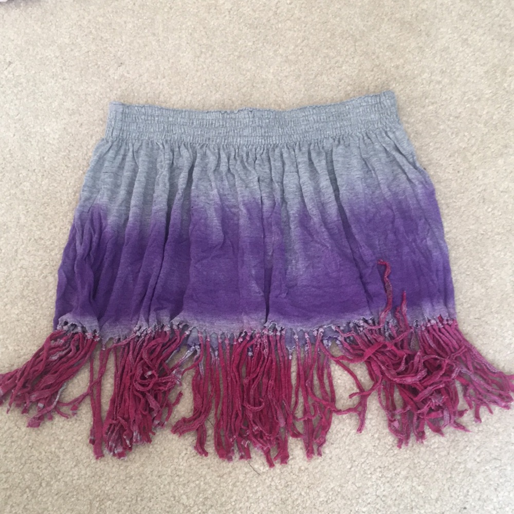 FLOWERS 🌺 BY ZOE FRINGE SKIRT